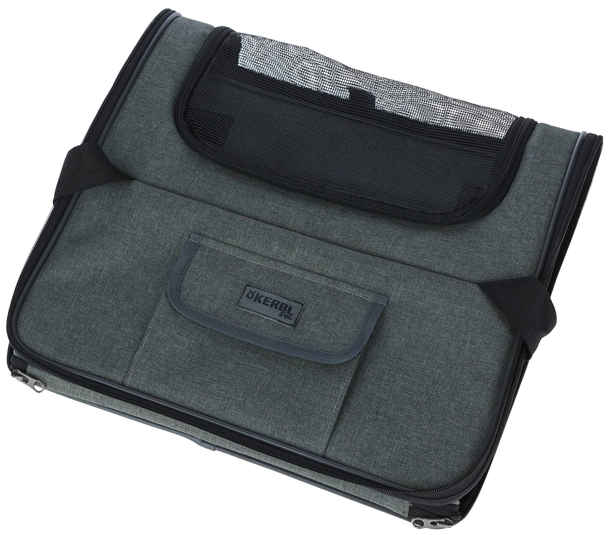 Torba podróżna dla psa Vacation, szaro-niebieska, Kerbl