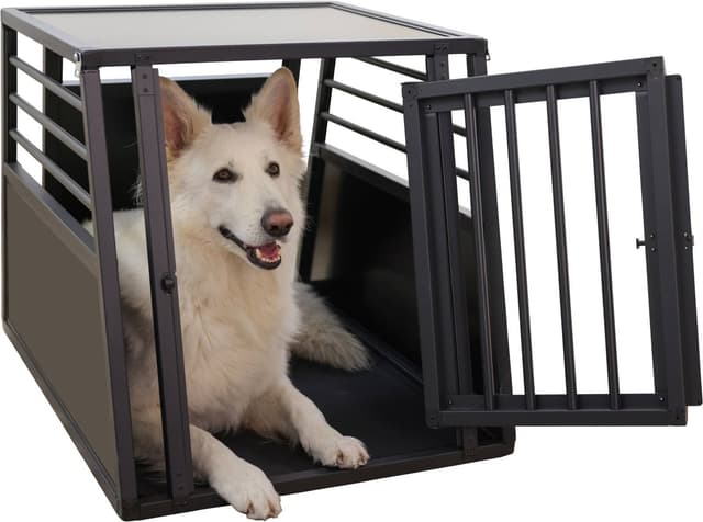 Aluminiowa klatka transportowa dla psa 77x55x50 cm - Kerbl