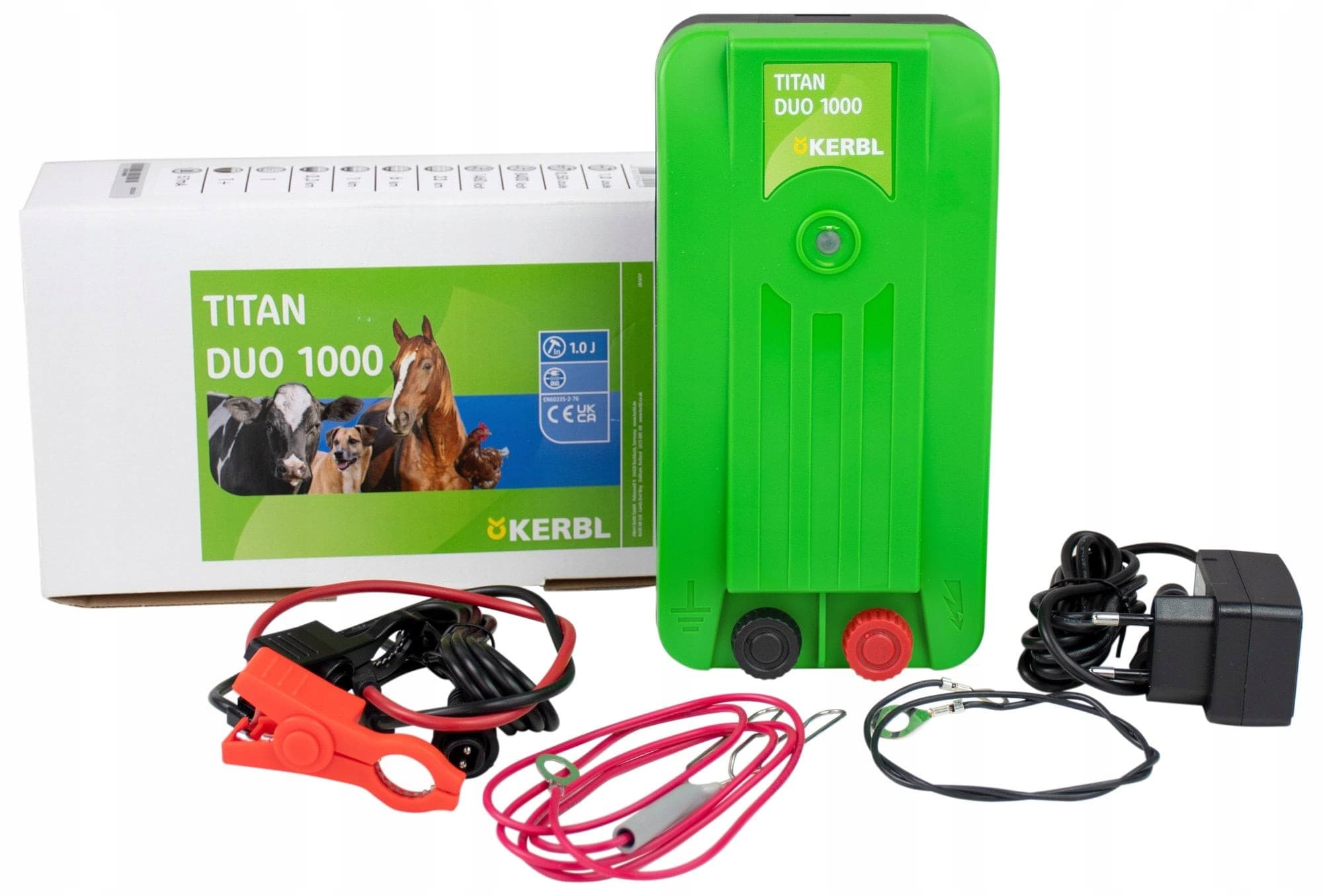 Elektryzator TITAN DUO 1000 dla koni i bydła, 1,0 J