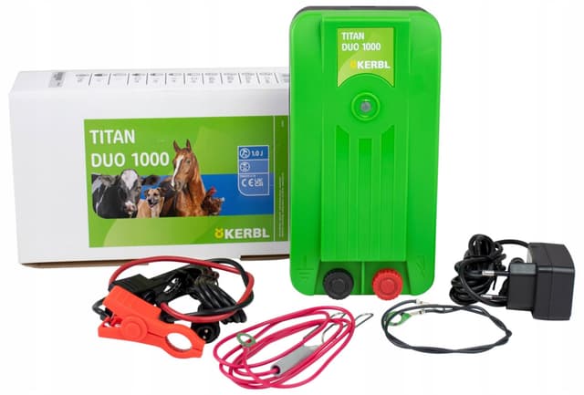 Elektryzator TITAN DUO 1000 dla koni i bydła, 1,0 J