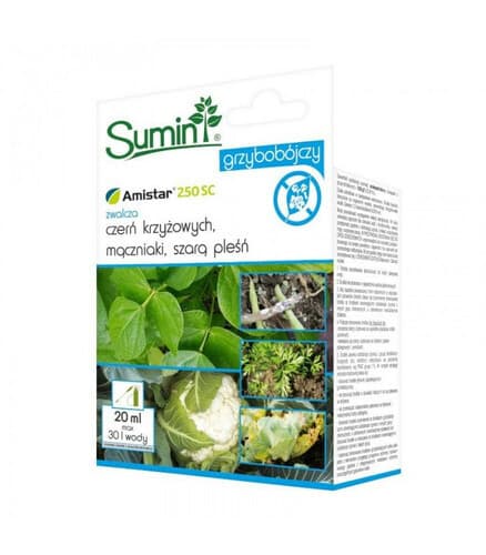 Sumin Amistar 250SC 20ml - Fungicyd dla Roślin