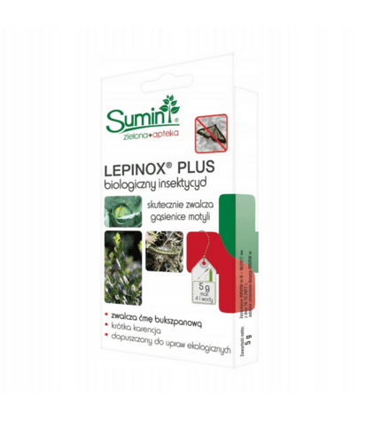 Sumin Lepinox Plus 5g środek na ćmę bukszpanową do upraw ekologicznych