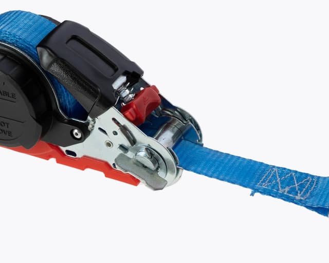 Pas transportowy automatyczny Smart Retract 5m x 25mm 700 kg niebieski