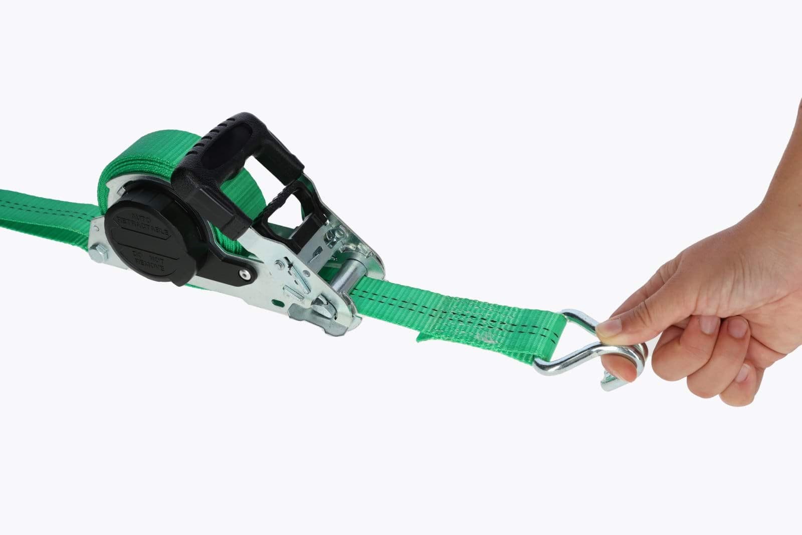 Pas transportowy automatyczny Smart Retract 5m x 35mm 2000 kg zielony