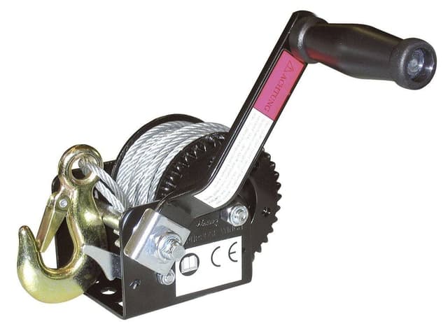 Wciągarka korbowa z linką 10m 385kg Kerbl