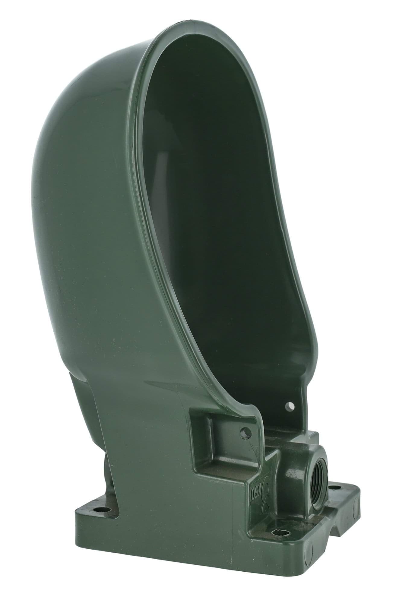 Miska do poidła K50 dla bydła i koni, tworzywo sztuczne, oliwkowa