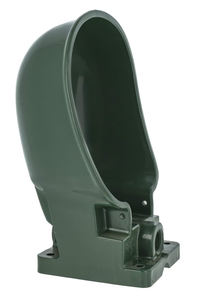 Miska do poidła K50 dla bydła i koni, tworzywo sztuczne, oliwkowa