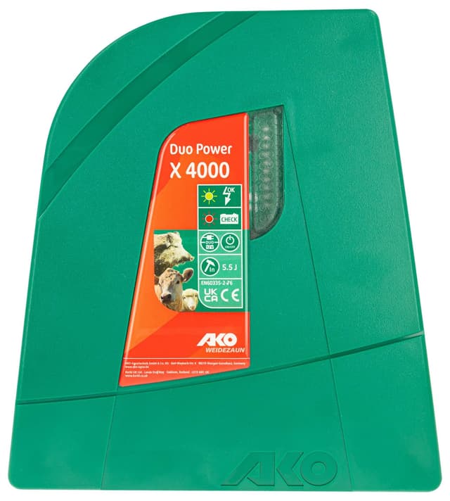 Elektryzator DUO Power X 4000, na dziki, bydło, 5.5 J, AKO