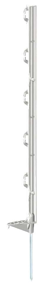 Palik ogrodzeniowy polipropylenowy 105 cm biały 60 szt.