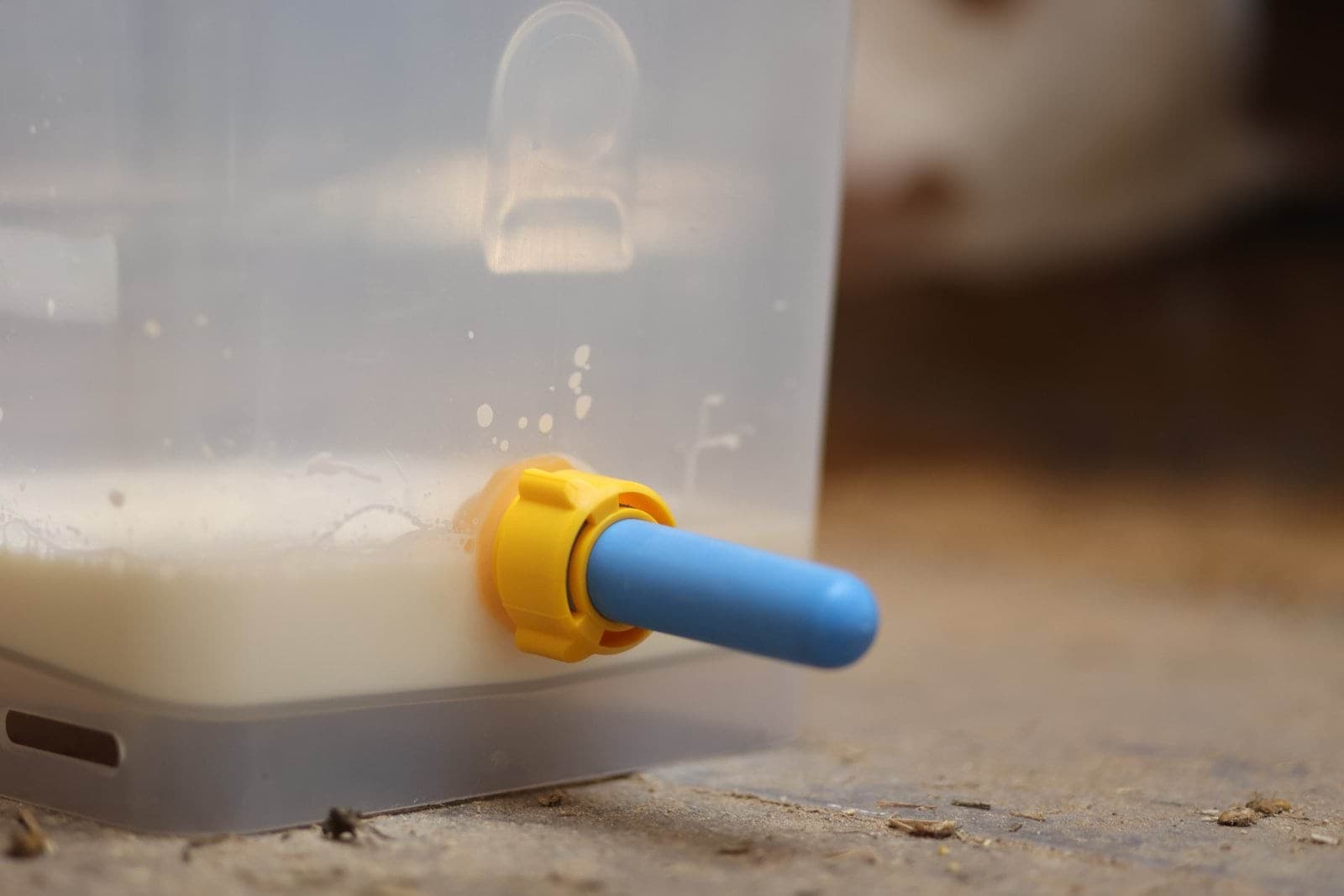 Smoczek antybakteryjny Kerbl do wiadra pojenia cieląt 100 mm niebieski 10 szt.