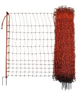 Siatka elektryczna Kerbl dla drobiu 50 m, pomarańczowa