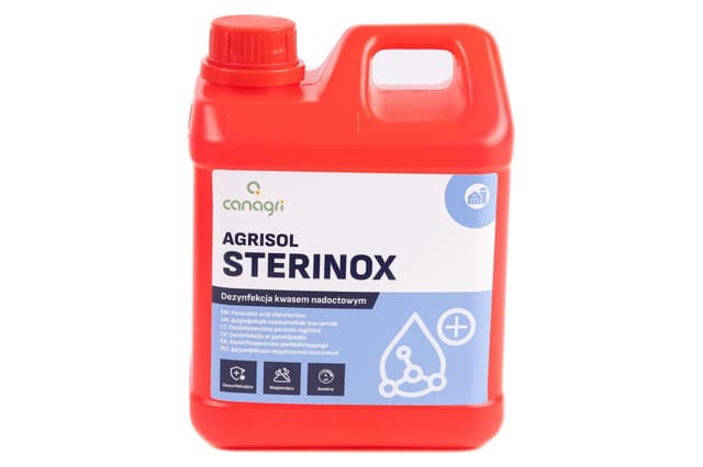 Preparat dezynfekujący Agrisol N 77 (Sterinox) koncentrat 2 kg Can Agri