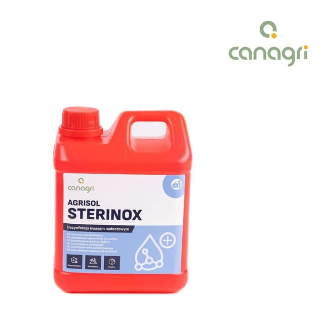Preparat dezynfekujący Agrisol N 77 (Sterinox) koncentrat 2 kg Can Agri