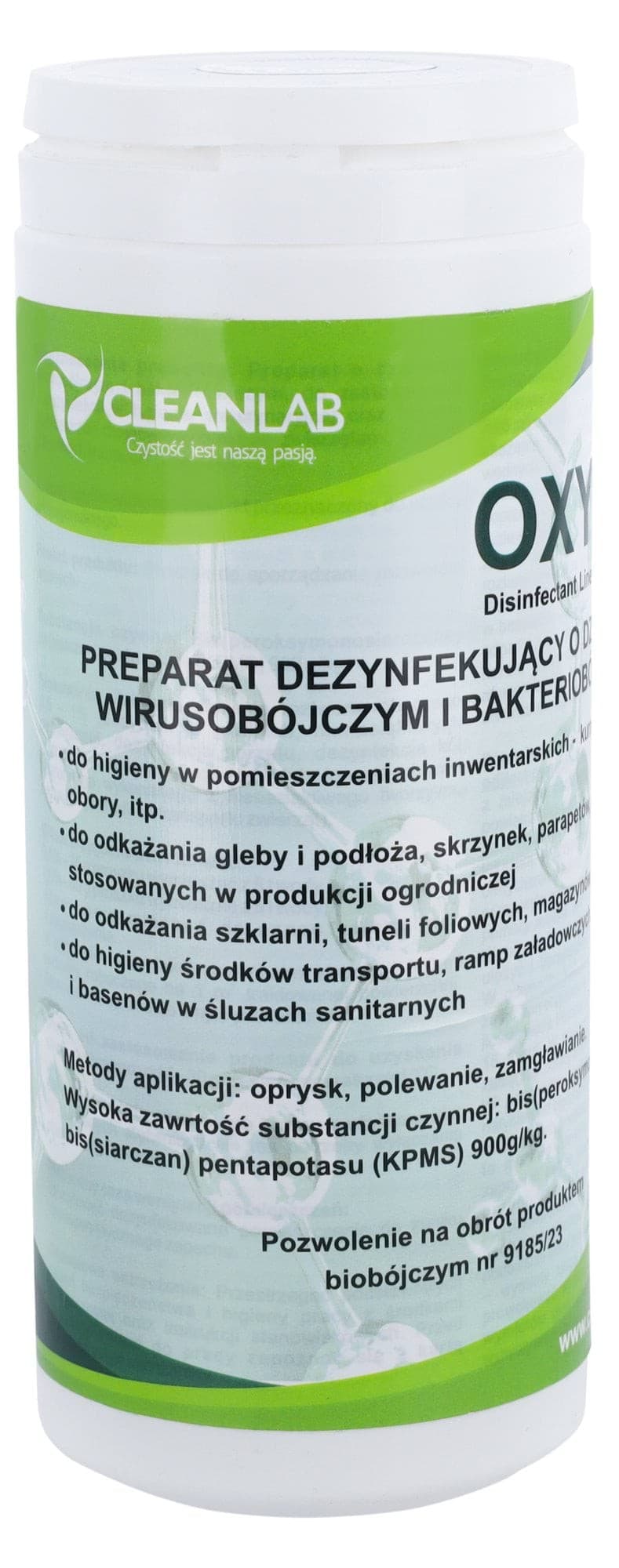 OXYCON 200g - preparat o działaniu wirusobójczym i bakteriobójczym