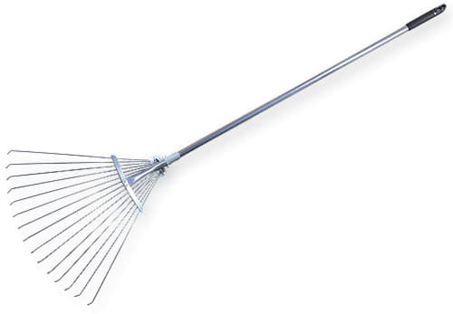 Bradas grabie wachlarzowe metalowe regulowane KTW120 z trzonkiem