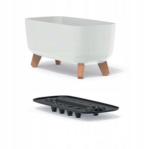 Doniczka Gracia Case 400 biała