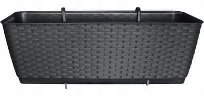 Doniczka Ratolla PW 386x154 antracyt