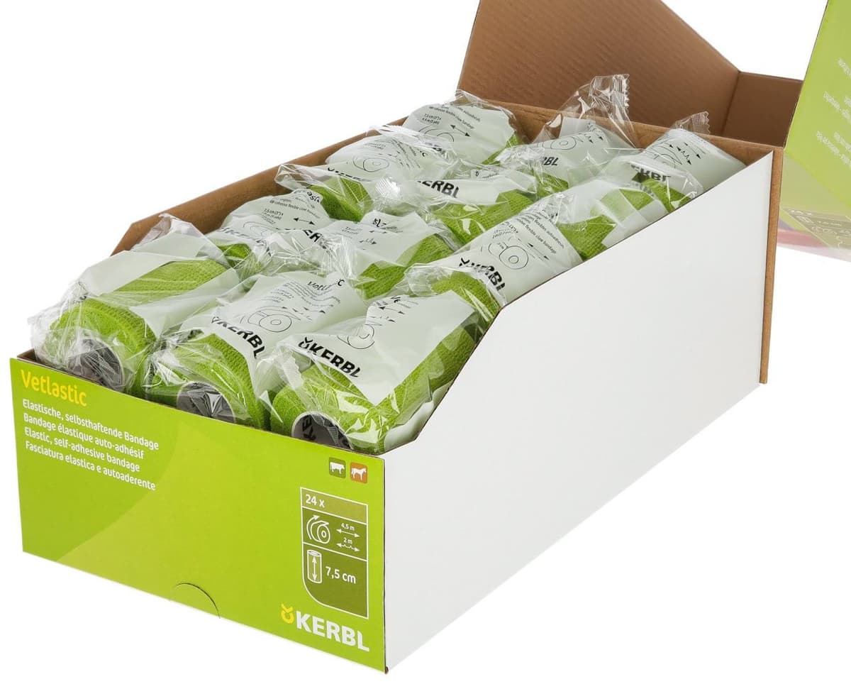 Bandaż samoprzylepny VetLastic 7,5 x 450 cm elastyczny zielony