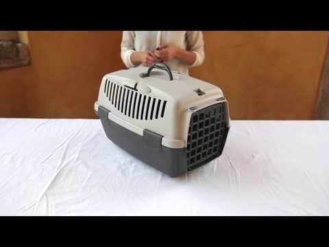 Transporter Gulliver 1 z metalowymi drzwiczkami, szary