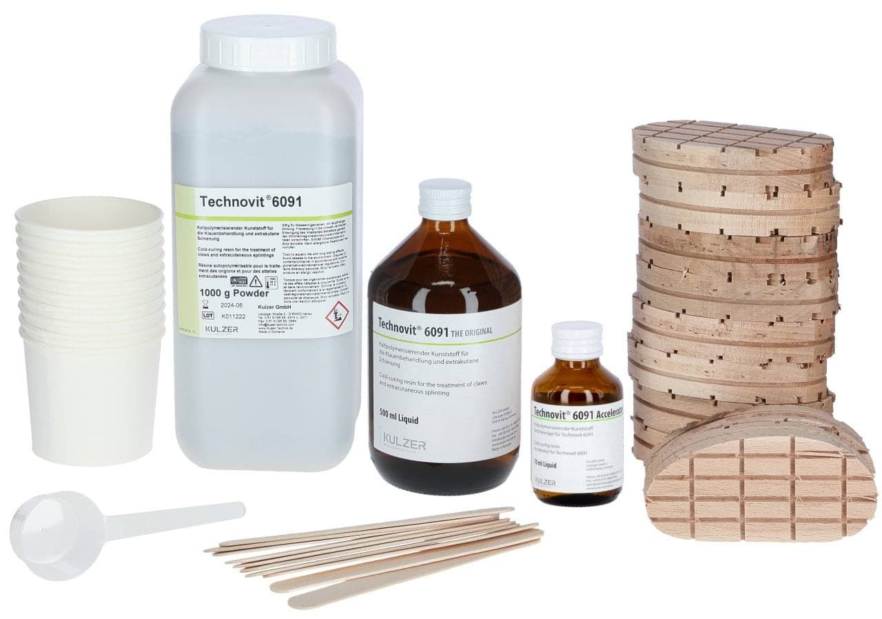 Zestaw do leczenia racic Technovit z akceleratorem