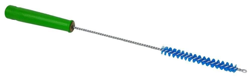 Szczotka do mycia końcówek gum strzykowych 40 cm zielona/niebieska