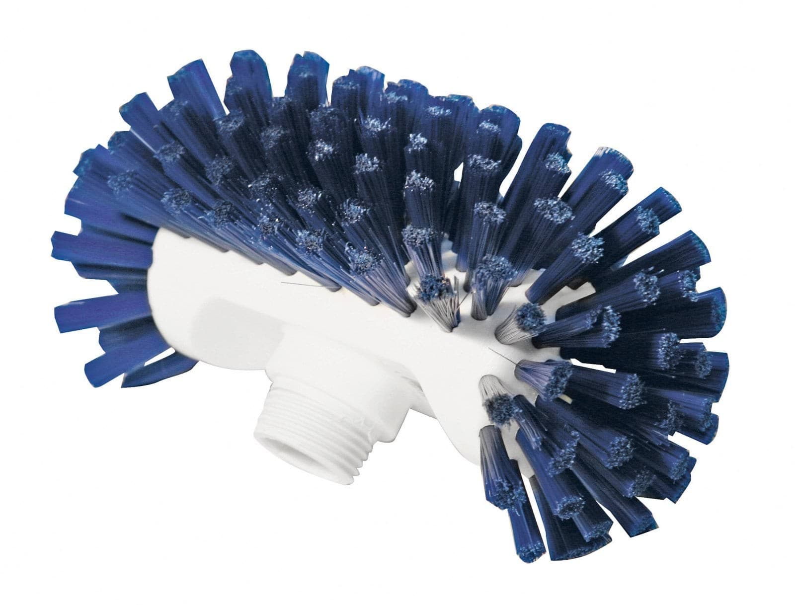 Szczotka do tanków z polipropylenowym włosiem, biało-niebieska