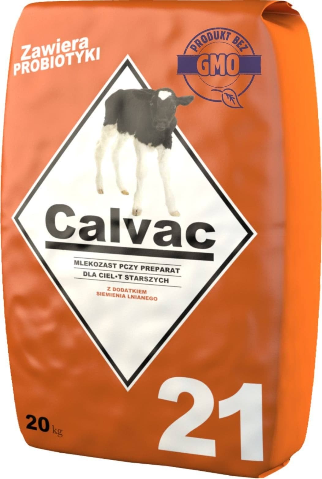 Mlekozastępczy preparat dla cieląt CALVAC 21 Len 20 kg