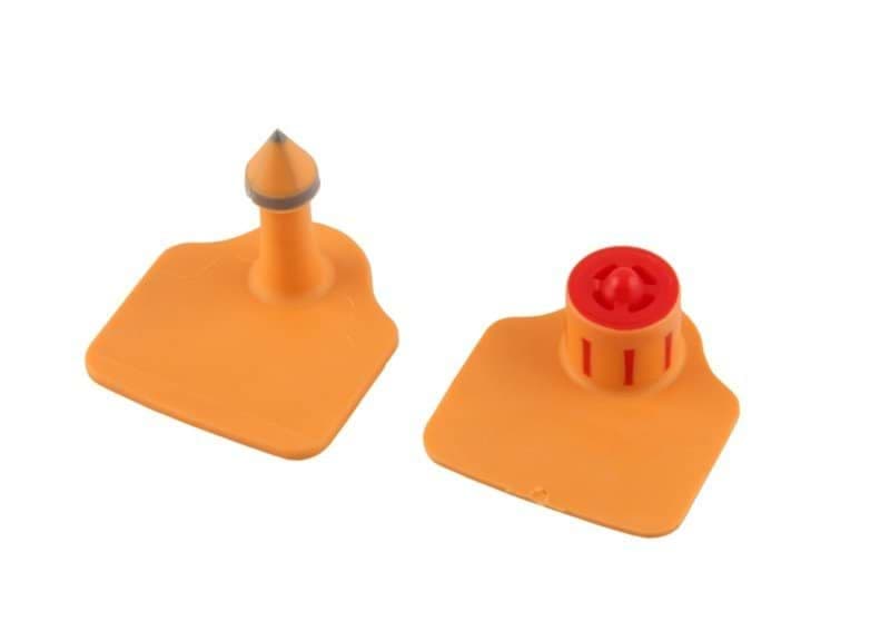 Kolczyk Flexoplus L do znakowania owiec, pomarańczowy komplet