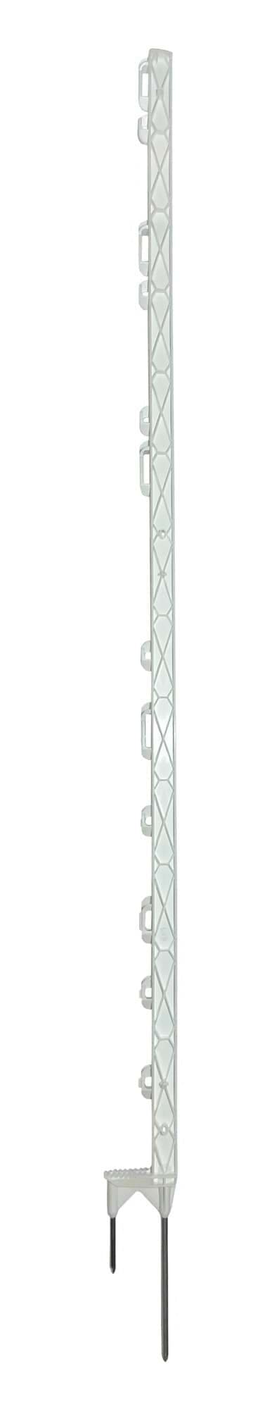 Palik ogrodzeniowy TITAN 157 cm biały z podwójną stopką