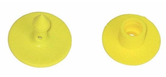 Kolczyk do znakowania trzody Multiflex R żółty, komplet męski i żeński