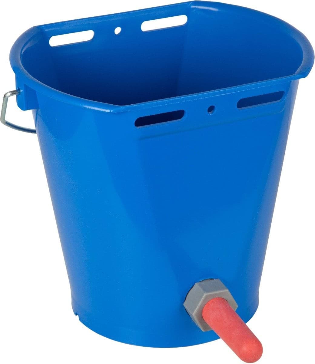 Wiadro do pojenia cieląt Can Agri 8 l z zaworem i gumowym smoczkiem