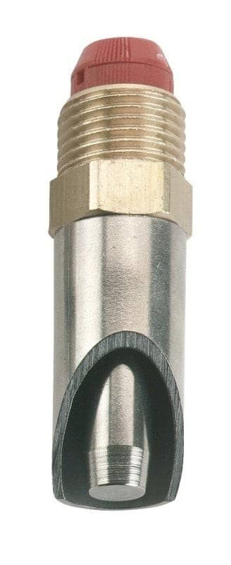 Poidło smoczkowe dla tuczników Kerbl, gruby trzpień, stal/mosiądz, 64 mm