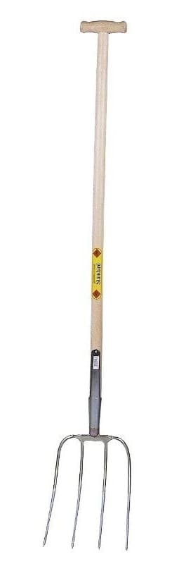 Widły KERBL z trzonkiem z drewna jesionowego, 4 zęby