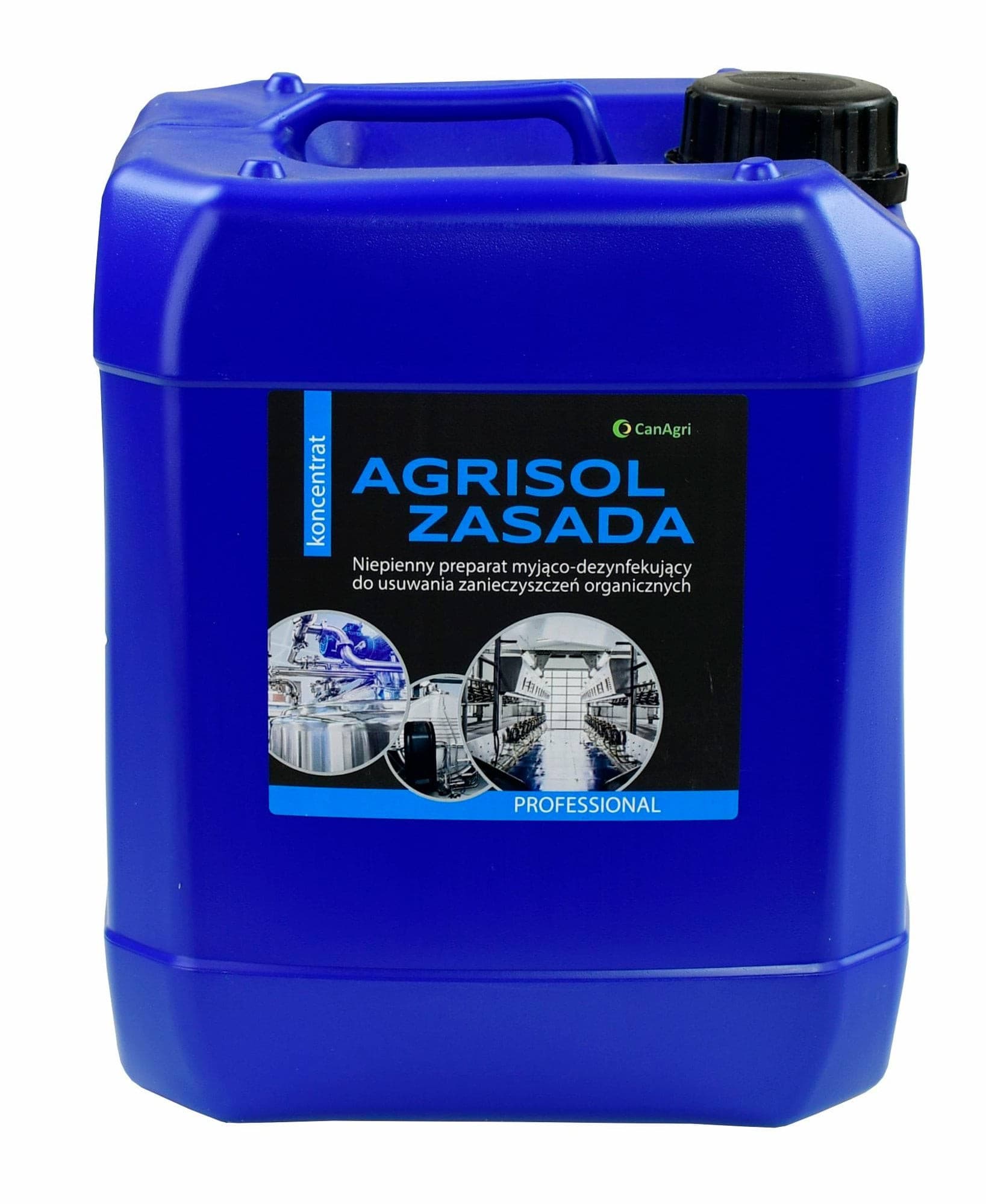 Agrisol Zasada 10 kg – preparat myjąco-dezynfekujący do urządzeń udojowych