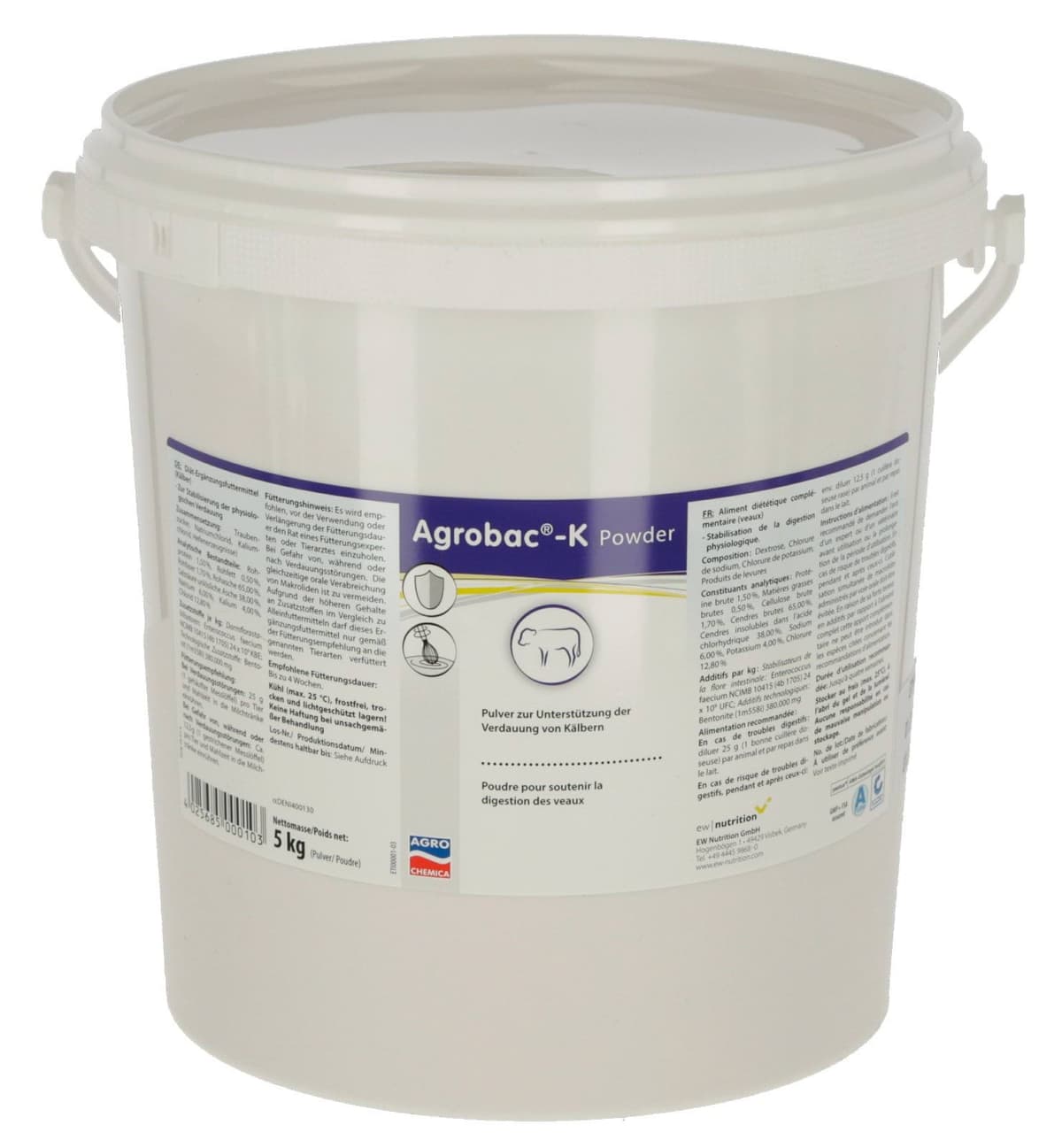 Preparat Agrobac-K® przeciw biegunce u cieląt, 5 kg