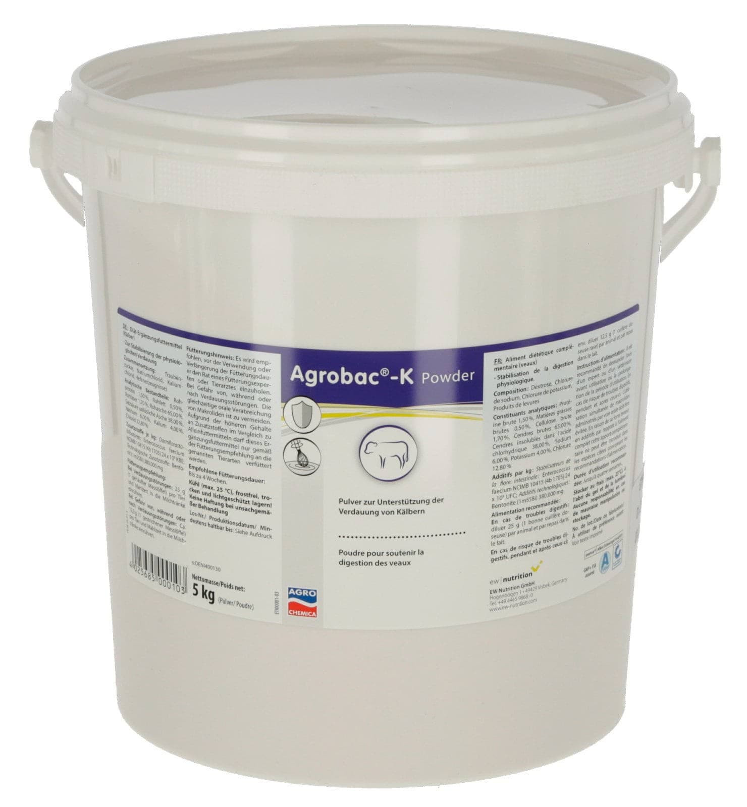 Preparat Agrobac-K® przeciw biegunce u cieląt, 5 kg