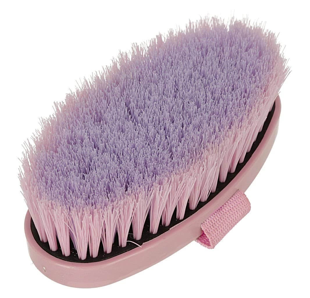 Szczotka dla konia Lilli Starlight, ze szlufką, różowy, 14 cm