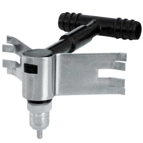 Poidło kropelkowe z mocowaniem do klatki dla królików, z trójnikiem Ø 10/7, Novital