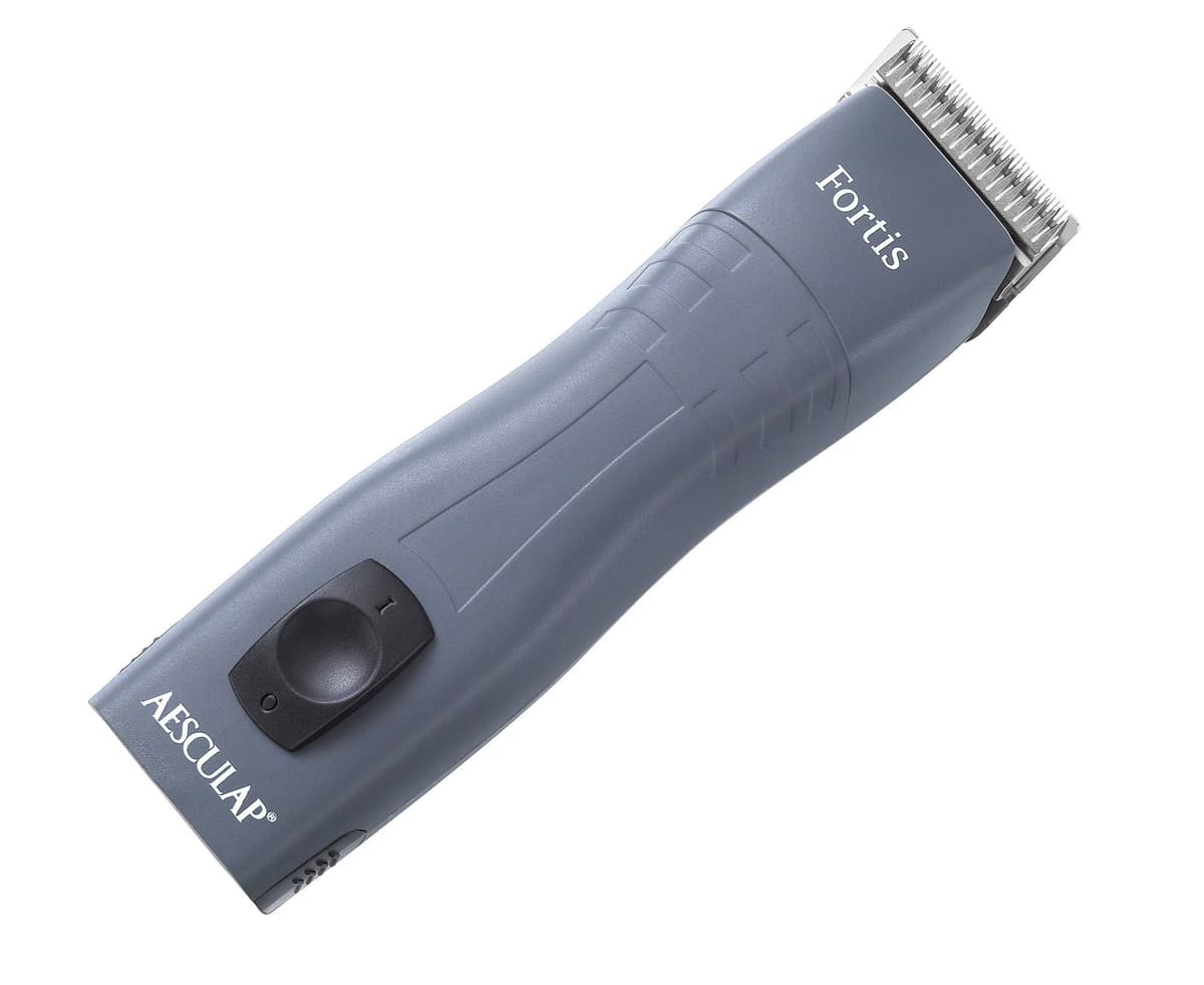 Maszynka do strzyżenia weterynaryjna Fortis 2 akumulatory szary