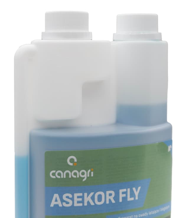Preparat ASEKOR FLY na owady latające i biegające, 1000 ml