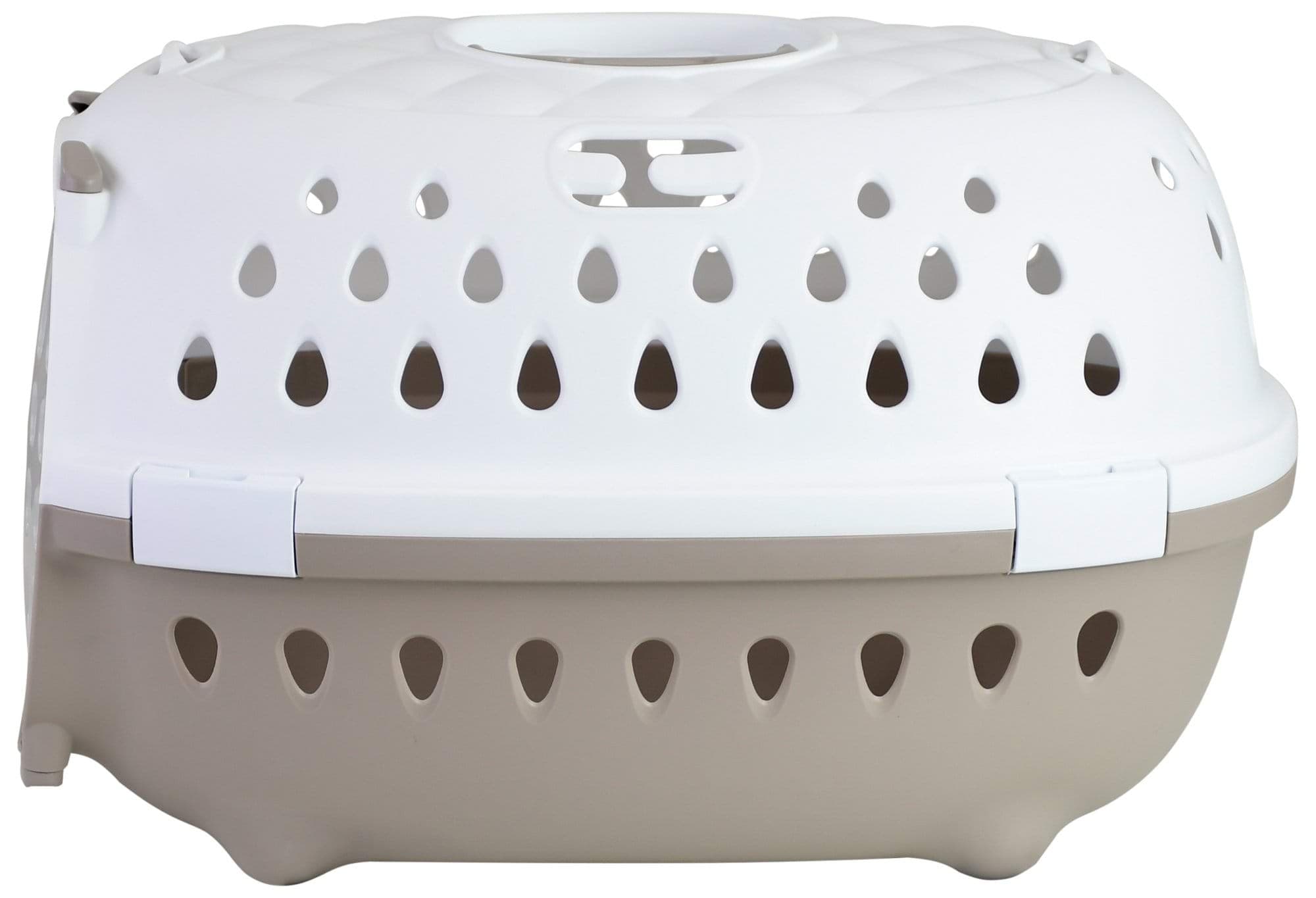 Transporter Travel Chic, biało/beżowy, 50 x 34,5 x 31,5 cm, Stefanplast