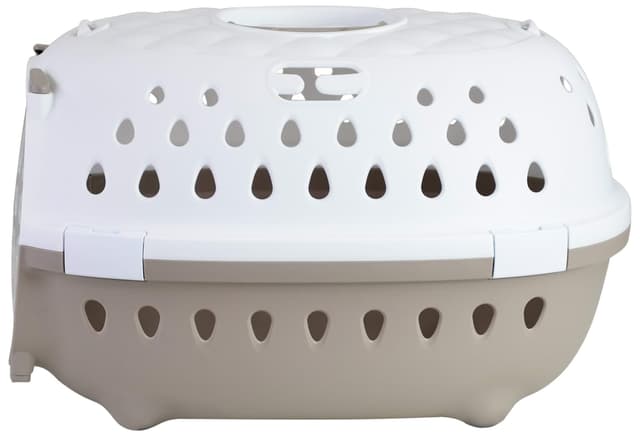 Transporter Travel Chic, biało/beżowy, 50 x 34,5 x 31,5 cm, Stefanplast