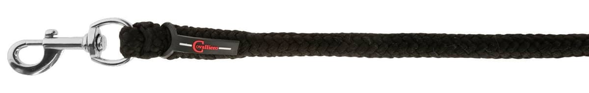 Uwiąz dla konia ClassicSoft czarny 200 cm karabińczyk Covalliero