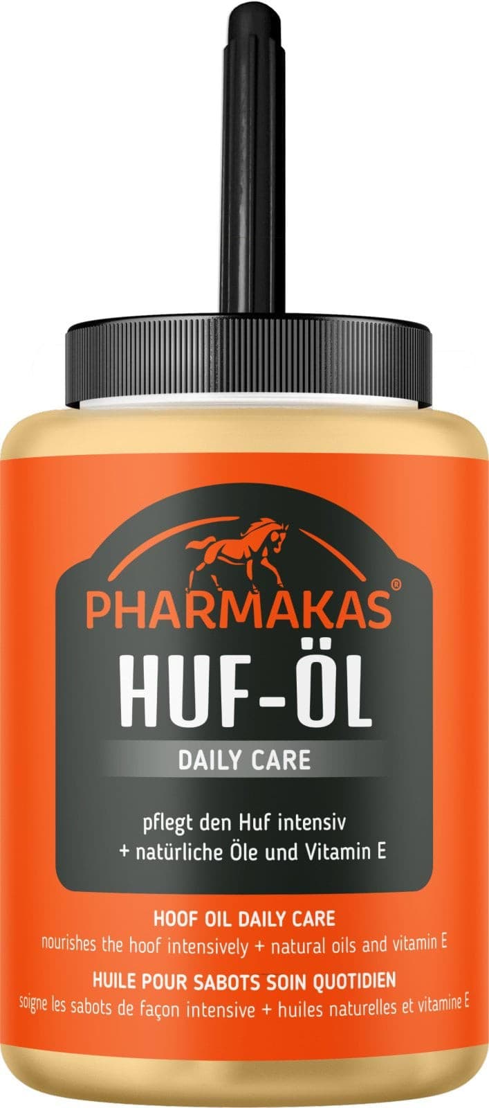 Olej do kopyt dla koni Pedocan z pędzelkiem 475 ml Pharmakas Horse Fitform