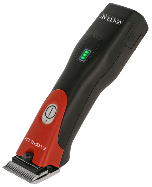 Weterynaryjna maszynka do strzyżenia Favorita Cli, czerwony