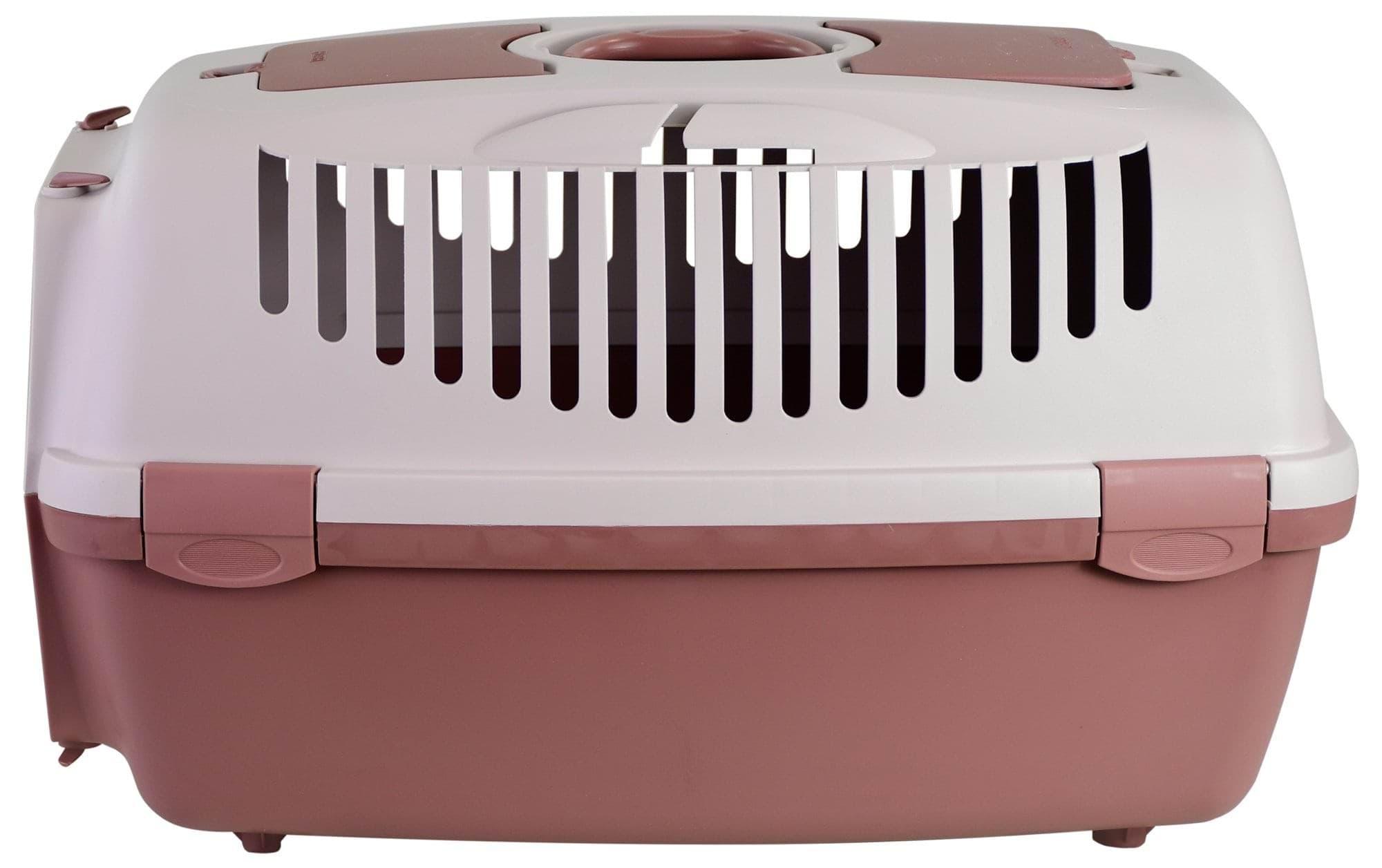 Transporter Gulliver 3 z plastikowymi drzwiczkami, 61 x 40 x 38 cm, różowy/brązowy, 12 kg, Stefanpla