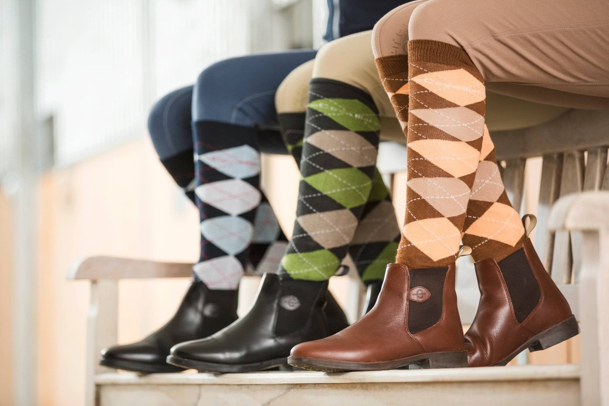 Podkolanówki jeździeckie Brescia z wzmocnioną częścią, Covalliero