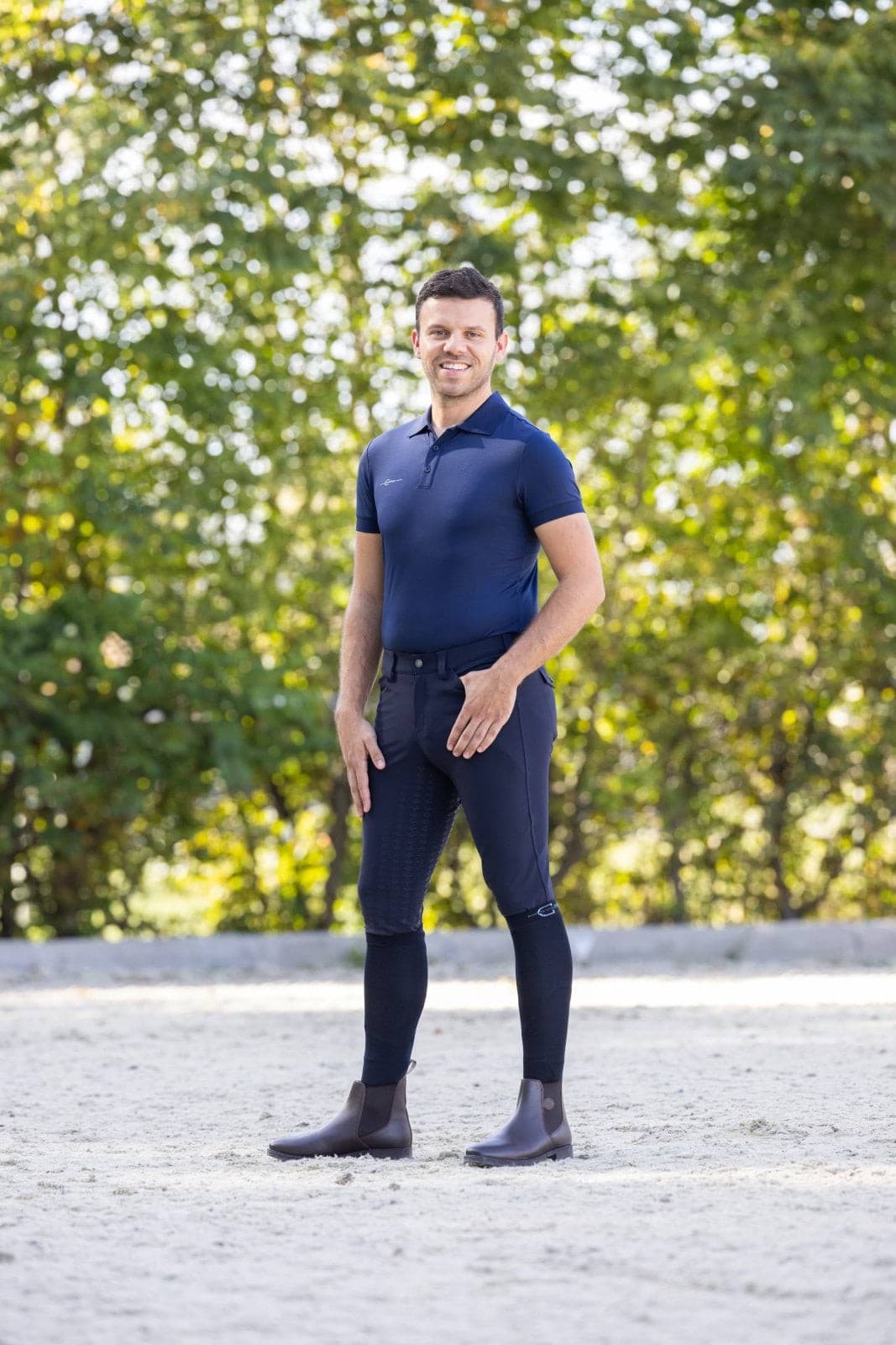 Bryczesy Techno II, męskie, pełny lej, Covalliero