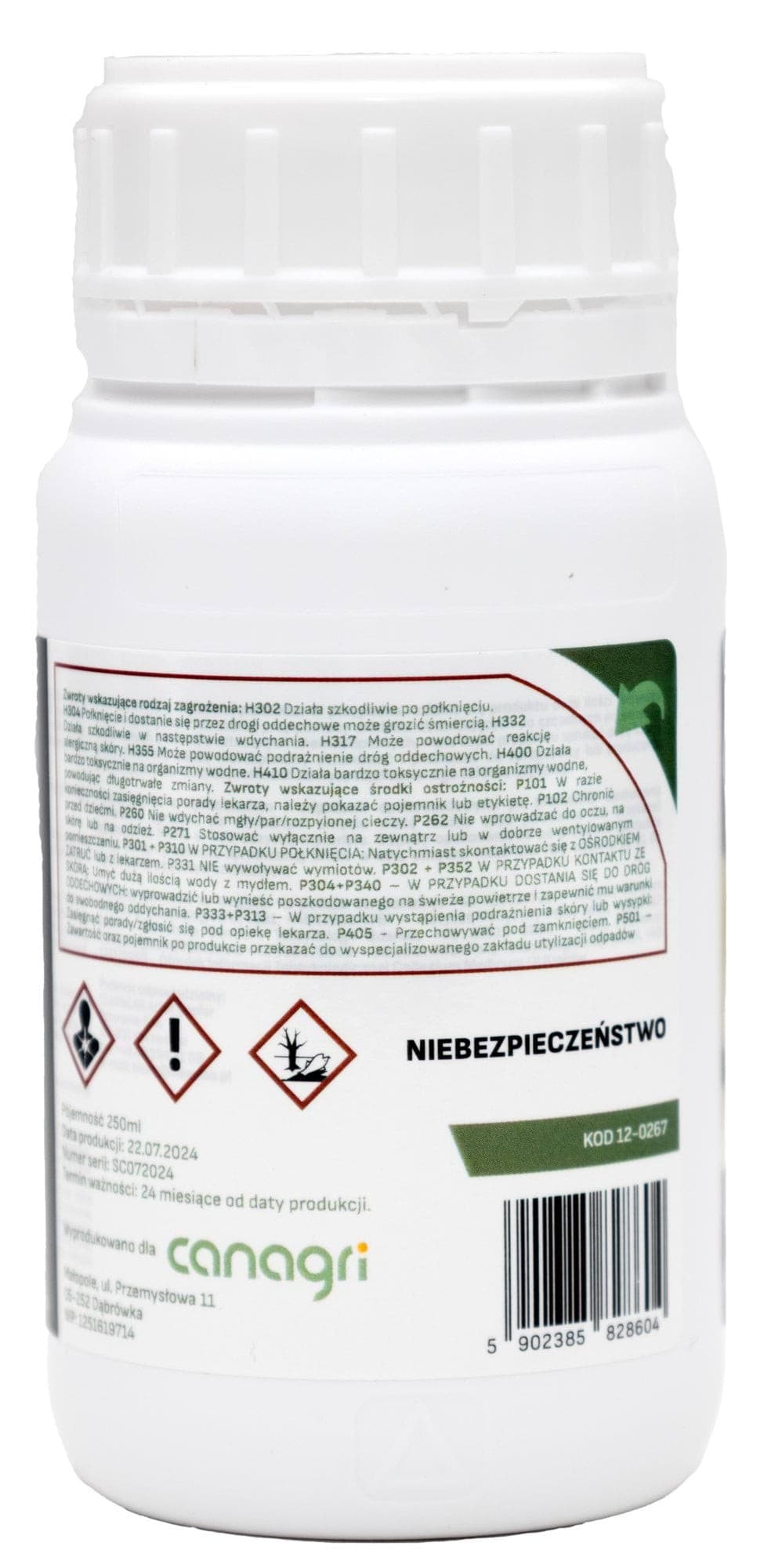 Środek owadobójczy ASEKOR 400 Plus koncentrat 250 ml na owady