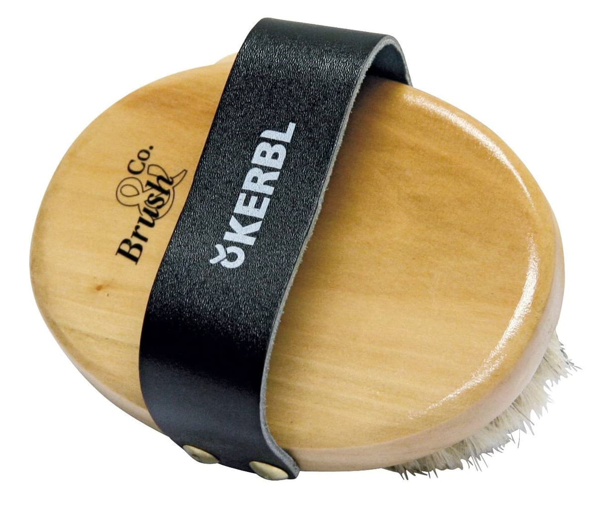 Szczotka dla konia Brush&Co miękka drewniana 14 cm Covalliero